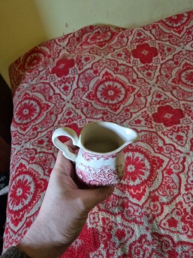 Vintagr Myotts Country Life Milk Jug Staffordshire Ware