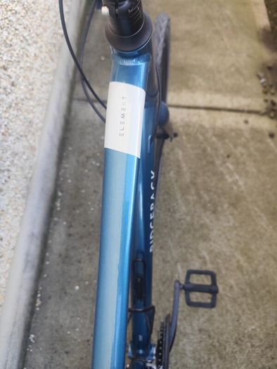 Ridgeback Element Hybrid Bike XL 21 inch Blue  Excellent Condition  and Child Seat and Extras