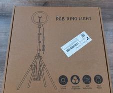 RGB Ring Light with Tripod, Adjustable