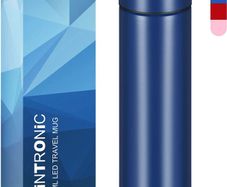 Travel Mugs, Insulated Water Bottle, 500ml LED Temperature Display Smart Water Cup, Stainless Steel Vacuum Drink Flasks, Hot&Cold Sport Drink Bottle for Cycling, Gym, Home, Office
