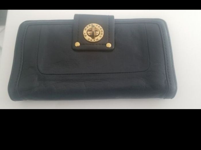 Black Marc Jacobs soft leather ladies wallet/purse