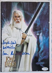 Gandalf signed by Ian McKellen