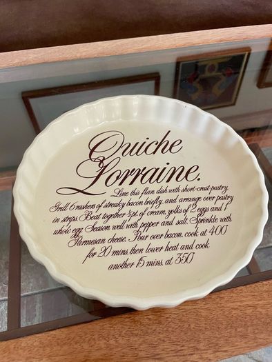 Vintage T.G. GREEN CHURCH GRESLEY England Quiche Lorraine Pie Oven Dish