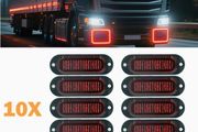 Set of 10 12/24V Truck Side  Lights with 4 LEDS