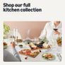 Basics Glazed Stoneware Dinnerware Set, 18-Piece, Service for 6, Dinner and Salad Plates, Microwave and Dishwasher-Safe, Olive Image 7