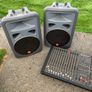 JBL PA Speakers + Studiomaster Mixing Desk Image 2