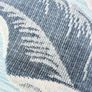 New 115cm x 170cm raised pile leaf tropical outdoor/indoor rug in distressed blue, grey and navy Image 6