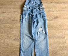 Mayoral ripped dungarees 7-8