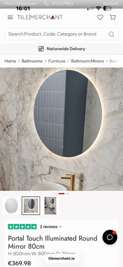 bathroom mirror