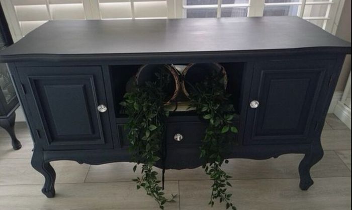 French style navy sideboard / TV cabinet