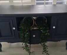 French style navy sideboard / TV cabinet