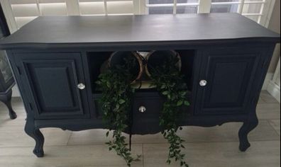 French style navy sideboard / TV cabinet