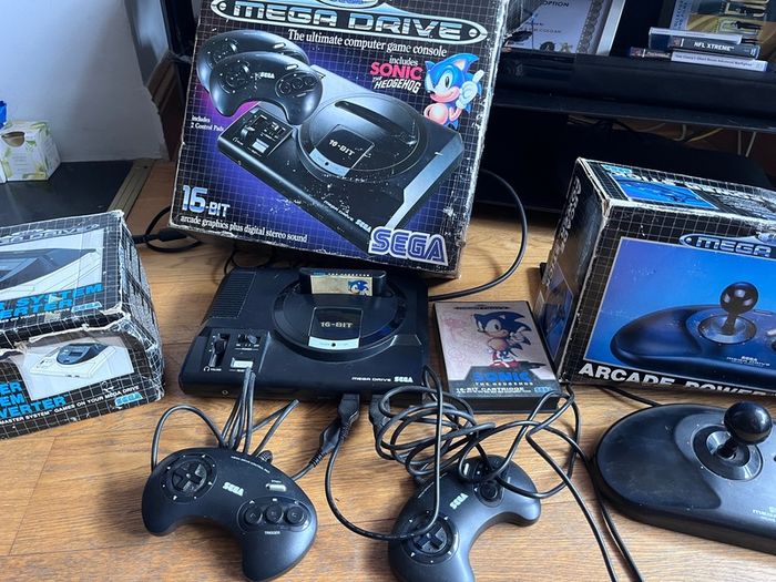 ULTIMATE Sega Mega Drive & Master System Collectors Lot BOXED Console 12+ Games TESTED