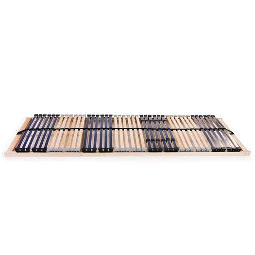 Slatted Bed Bases 2 pcs with 42 Slats 7 Zones 70x200 cm