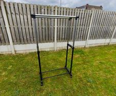 2x Rolling Clothes rack