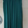 Lillie Rose full length green dress in satin/silk like material Image 4
