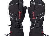 SAVIOR HEAT Medium Ski Mittens For Men Women, Size M