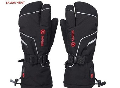SAVIOR HEAT Medium Ski Mittens For Men Women, Size M