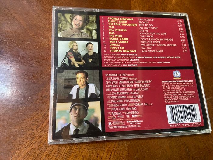 American Beauty Original Soundtrack CD