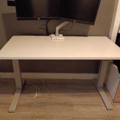 Sit stand work desk