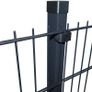 2D Garden Fence Panel & Posts 2008x2030 mm 2 m Grey Image 8
