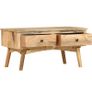 Coffee Table 82x52x42 cm Solid Mango Wood Image 2