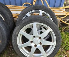 Pair 5x114.3 Alloy Wheels 16"