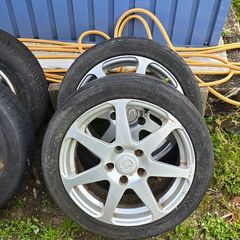 Pair 5x114.3 Alloy Wheels 16"