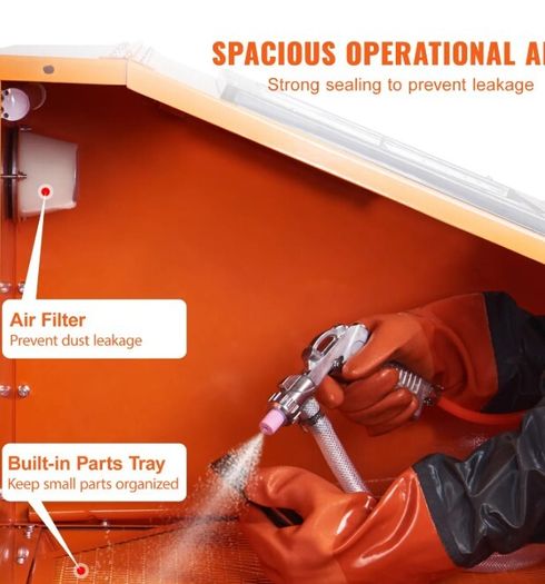 151L Benchtop Sandblasting Cabinet