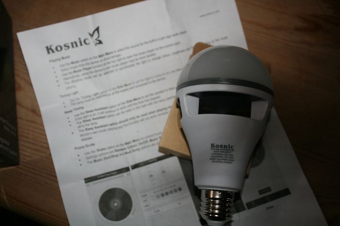 Introducing Bluetooth Speaker Kosnic Music LED Lamp