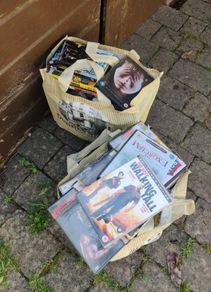 2 bags of dvd movies