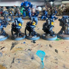 Warhammer 40k Space Wolves Long Fangs Squad