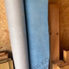 Breathable membrane roof
