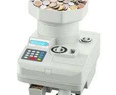 Coin Counter, Professional Coin Sorter with LED Display Holds up to 11000 Coins, Automatic Coin Sorter and Wrapper Machine for All Coins