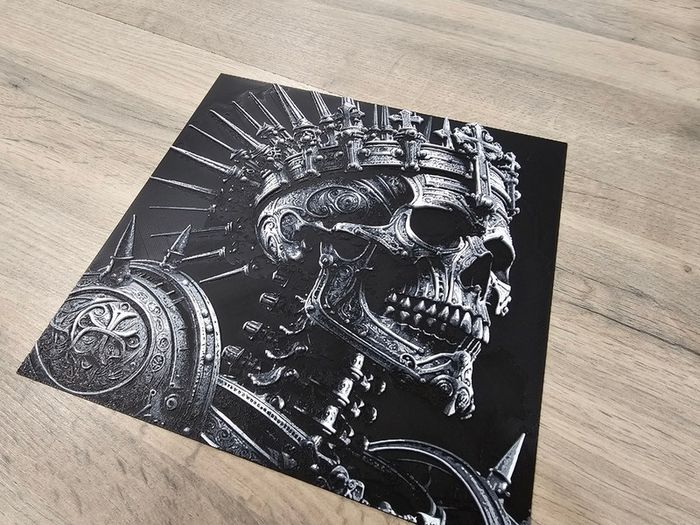 Skeleton Portrait - 3D Printed Texture Wall Art