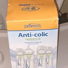 Dr brown's anti colic four unused bottles