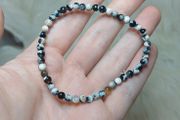Orca agate small beaded bracelet