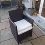 4 weatherproof garden chairs Image 2
