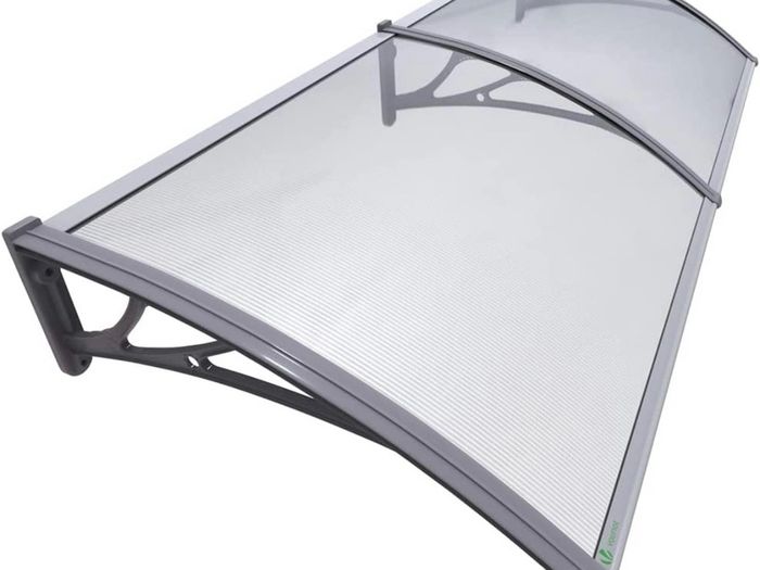 Front Door Canopy Outdoor Awning, Rain Shelter for Back Door, Porch, Window (MULTIPLE SIZES)
