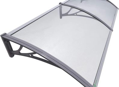Front Door Canopy Outdoor Awning, Rain Shelter for Back Door, Porch, Window (MULTIPLE SIZES)
