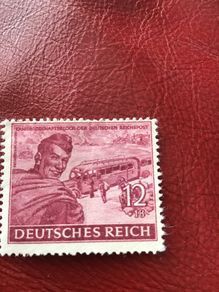 Rare Genuine WW2 German stamp