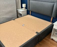 King size bed frame and headboard