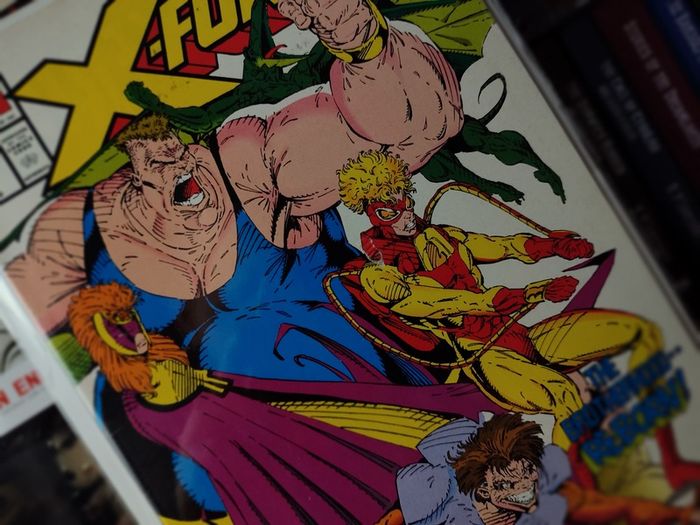 X-force ! Issue #5 ! 4th Appearance of Deadpool (Wade Wilson) ! First Printing ! 1991 ! by Marvel !