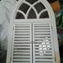 garden window with mirror & shutters Image 4