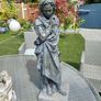 Large heavy garden statue of Beethoven, metal, D18 Image 3