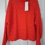 German brand Oui Cotton Jumper - Cherry Tomato - UK 12 - BNWT RRP 100 Image 7