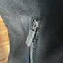 black leather biker jacket Jaeger size UK 10 BNWT Image 6