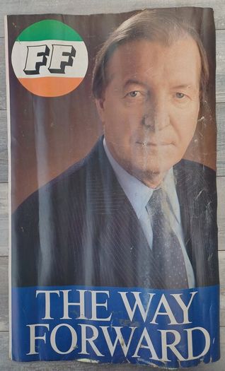 Charlie Haughey Election Poster