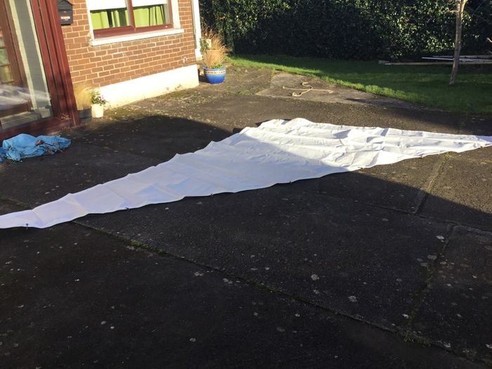 set of sails for small yacht