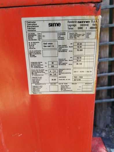Sime 22kw 75000btu Best Offer Secures